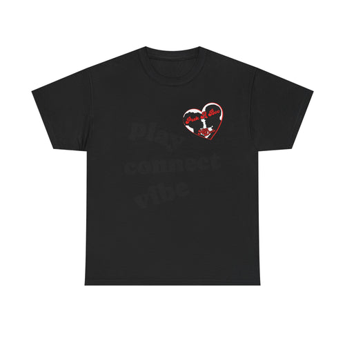 Play Connect Vibe T-Shirt — Heart Graphic Tee