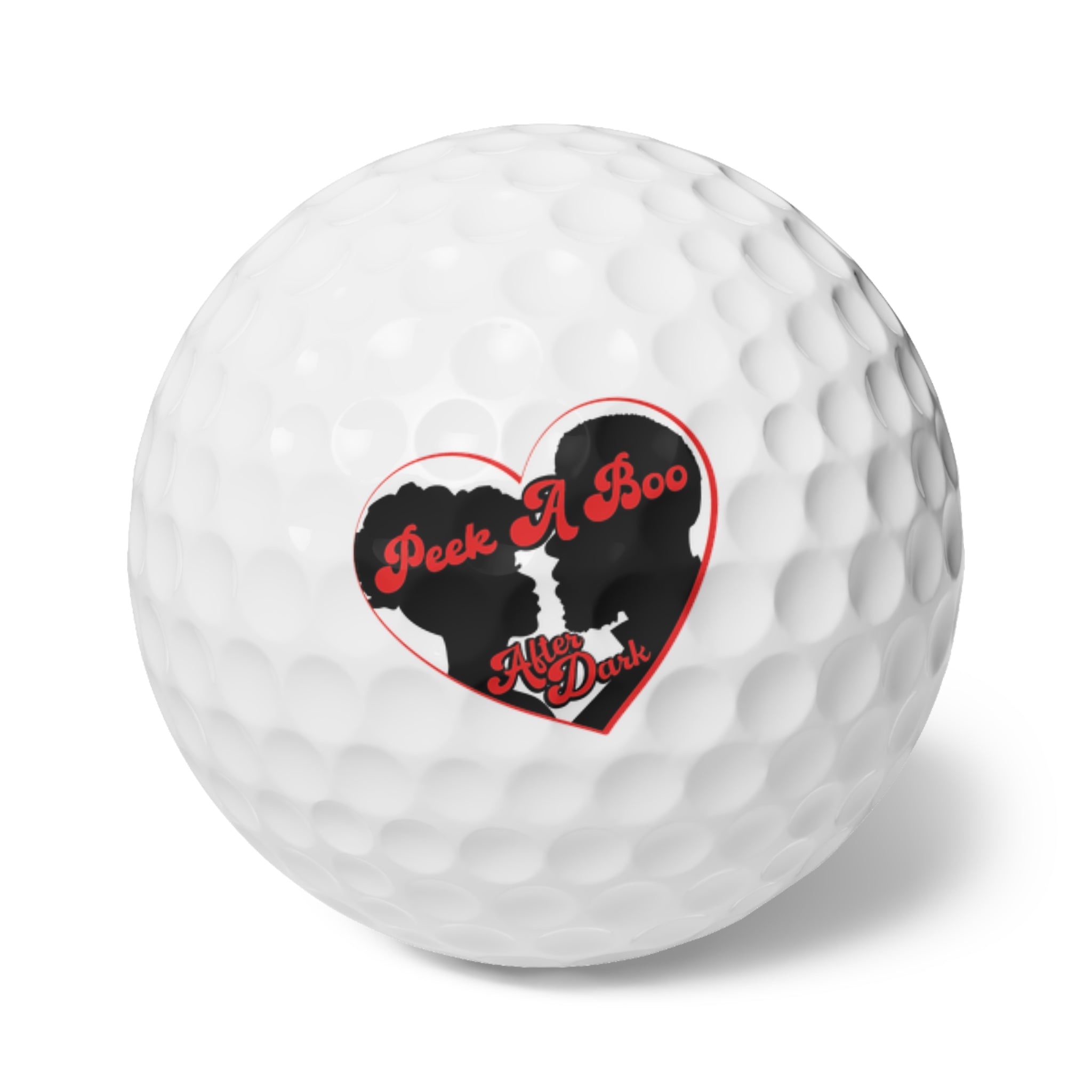 Peek-A-BooAD Golf Balls, 6pcs