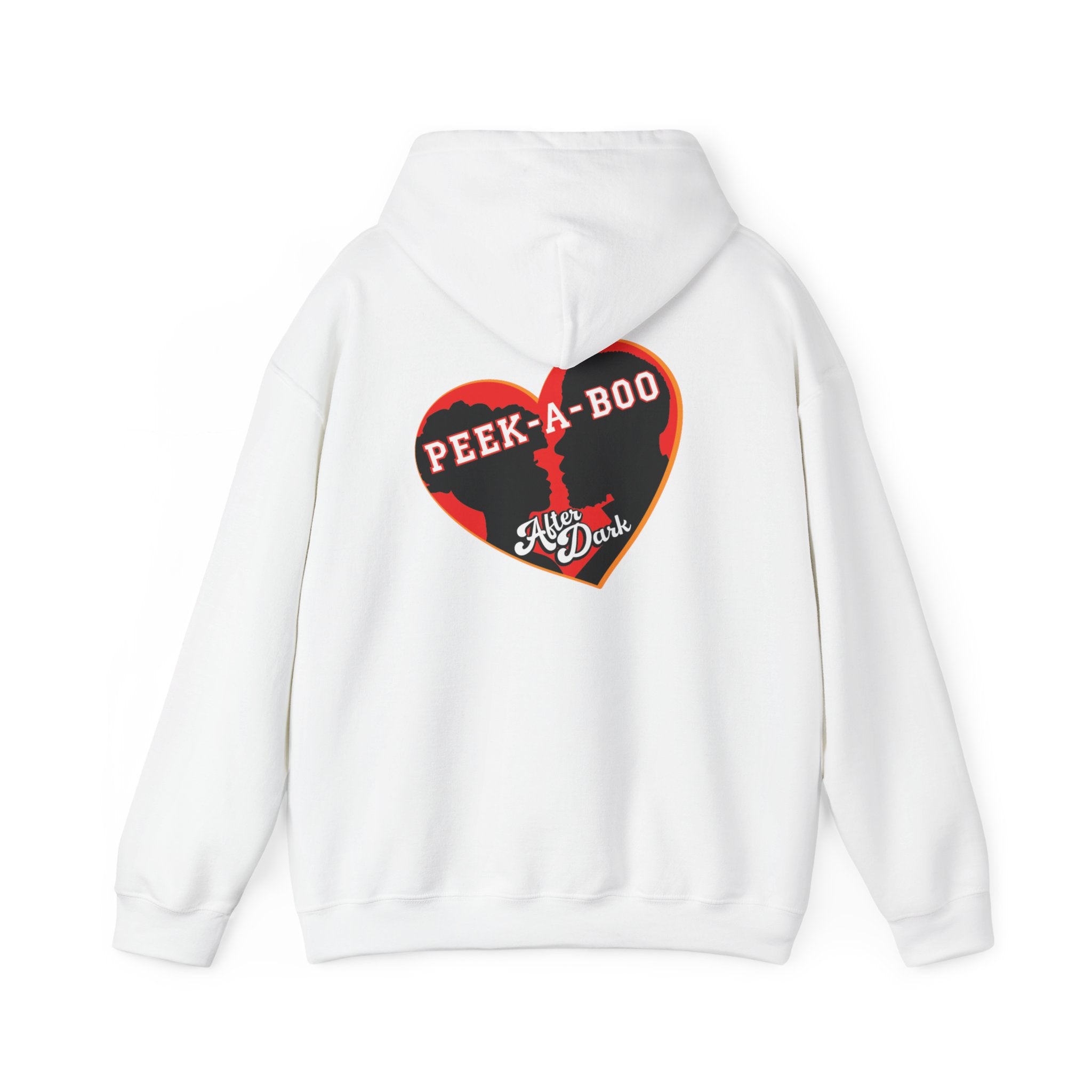 Peek-A-Boo After Dark Varsity Unisex Heavy Blend™ Hooded Sweatshirt