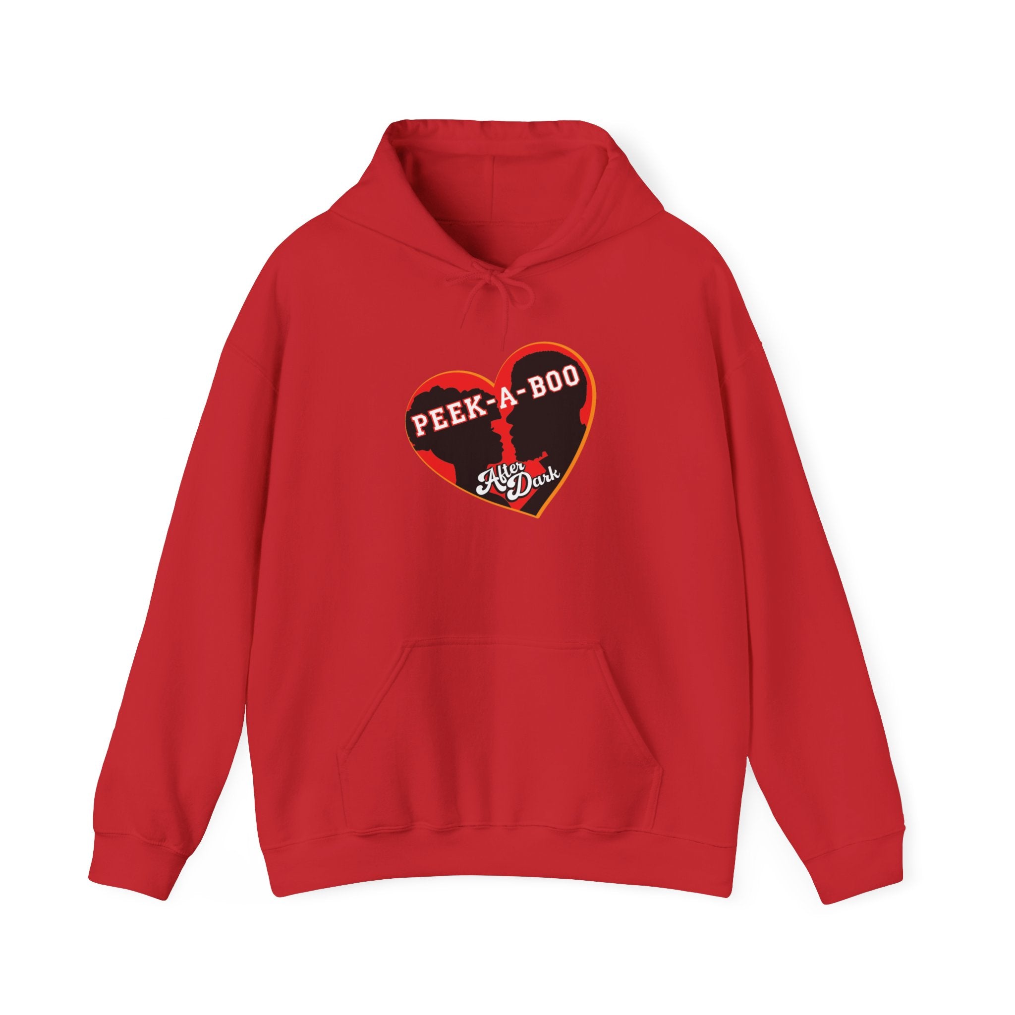 Peek-A-Boo After Dark Varsity Unisex Heavy Blend™ Hooded Sweatshirt