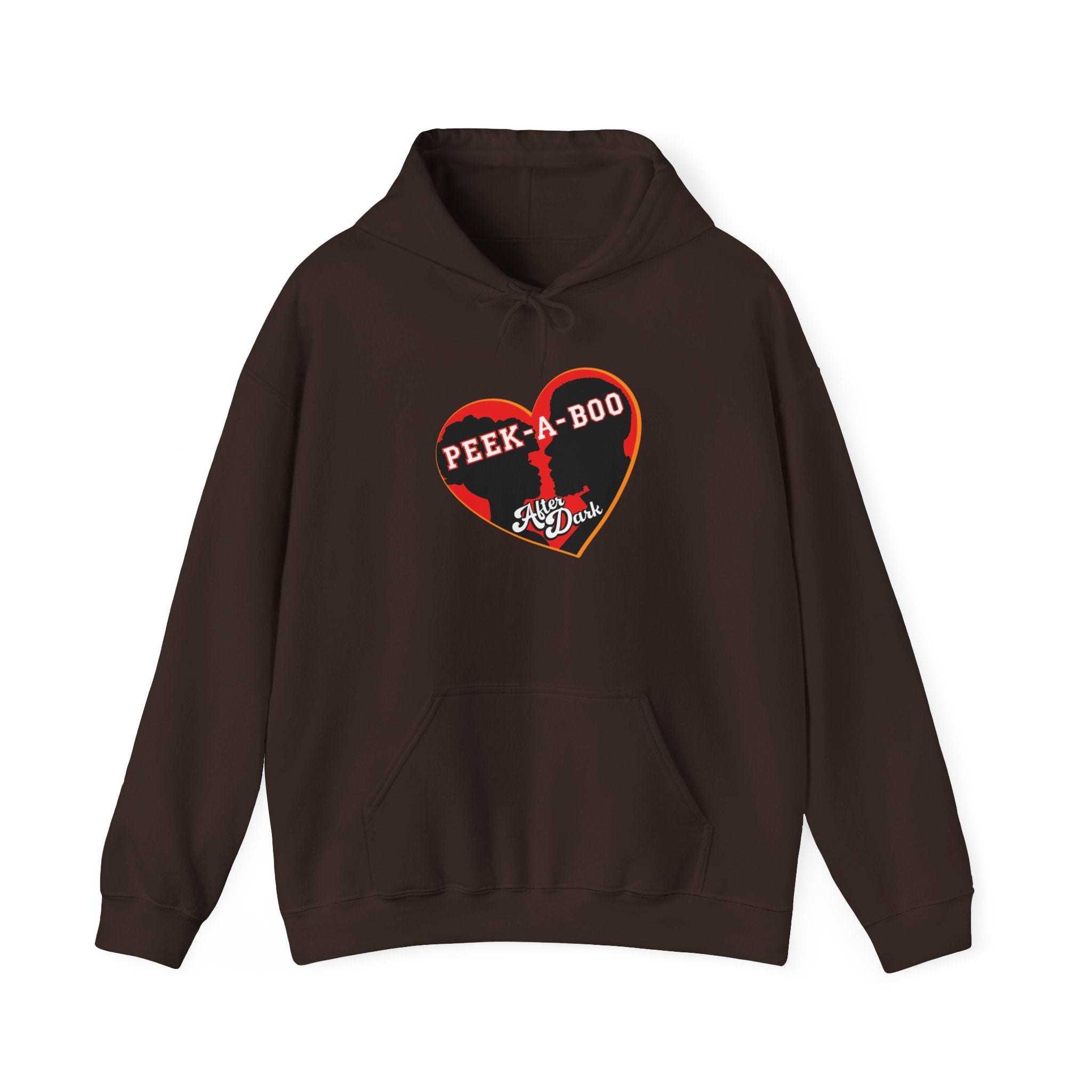 Peek-A-Boo After Dark Varsity Unisex Heavy Blend™ Hooded Sweatshirt