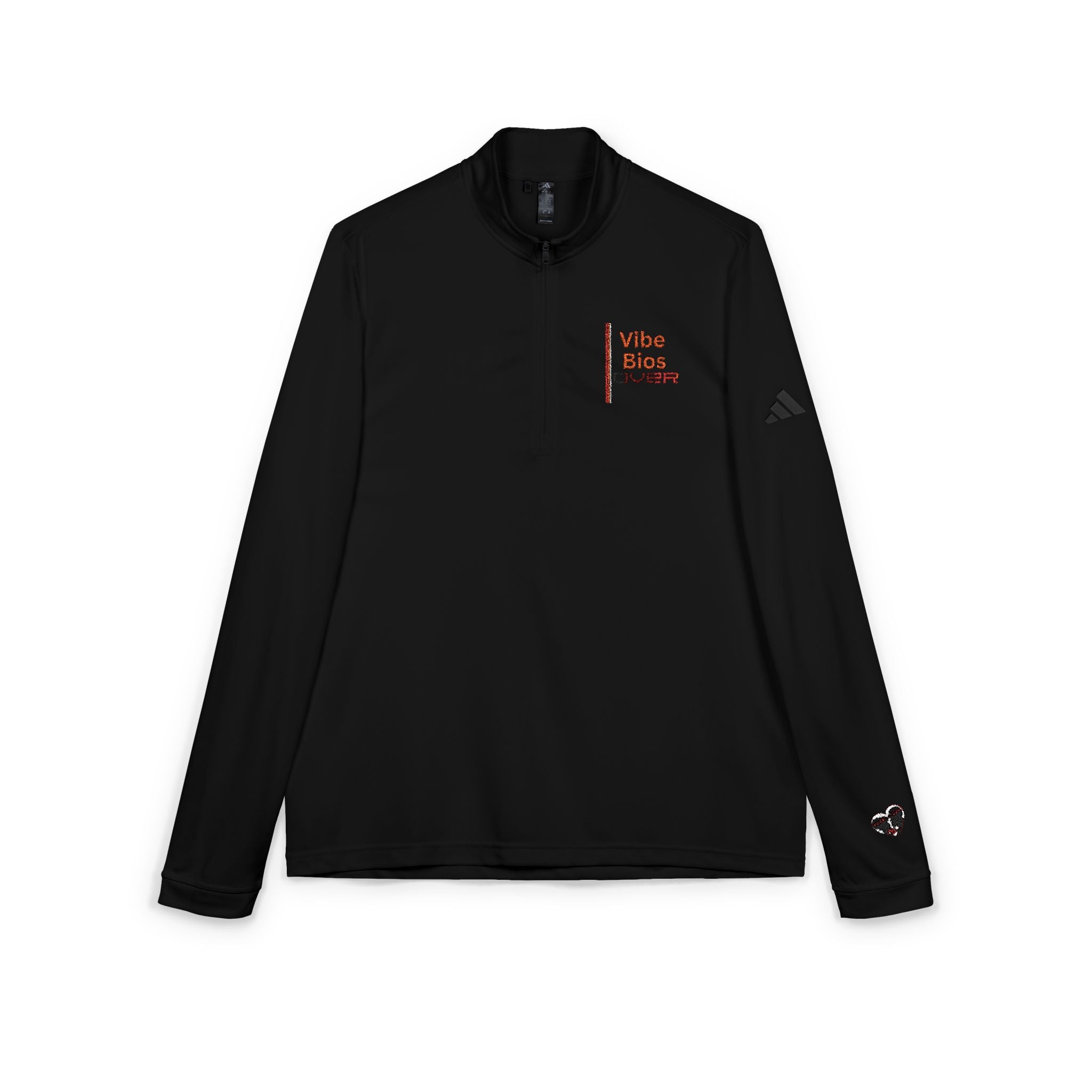 Peekabooafterdark Embroidered Quarter-Zip Pullover — “Vida SloS Over” Minimal Logo