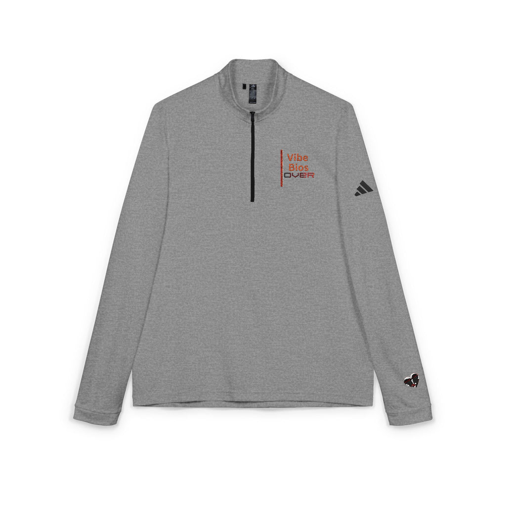Peekabooafterdark Embroidered Quarter-Zip Pullover — “Vida SloS Over” Minimal Logo
