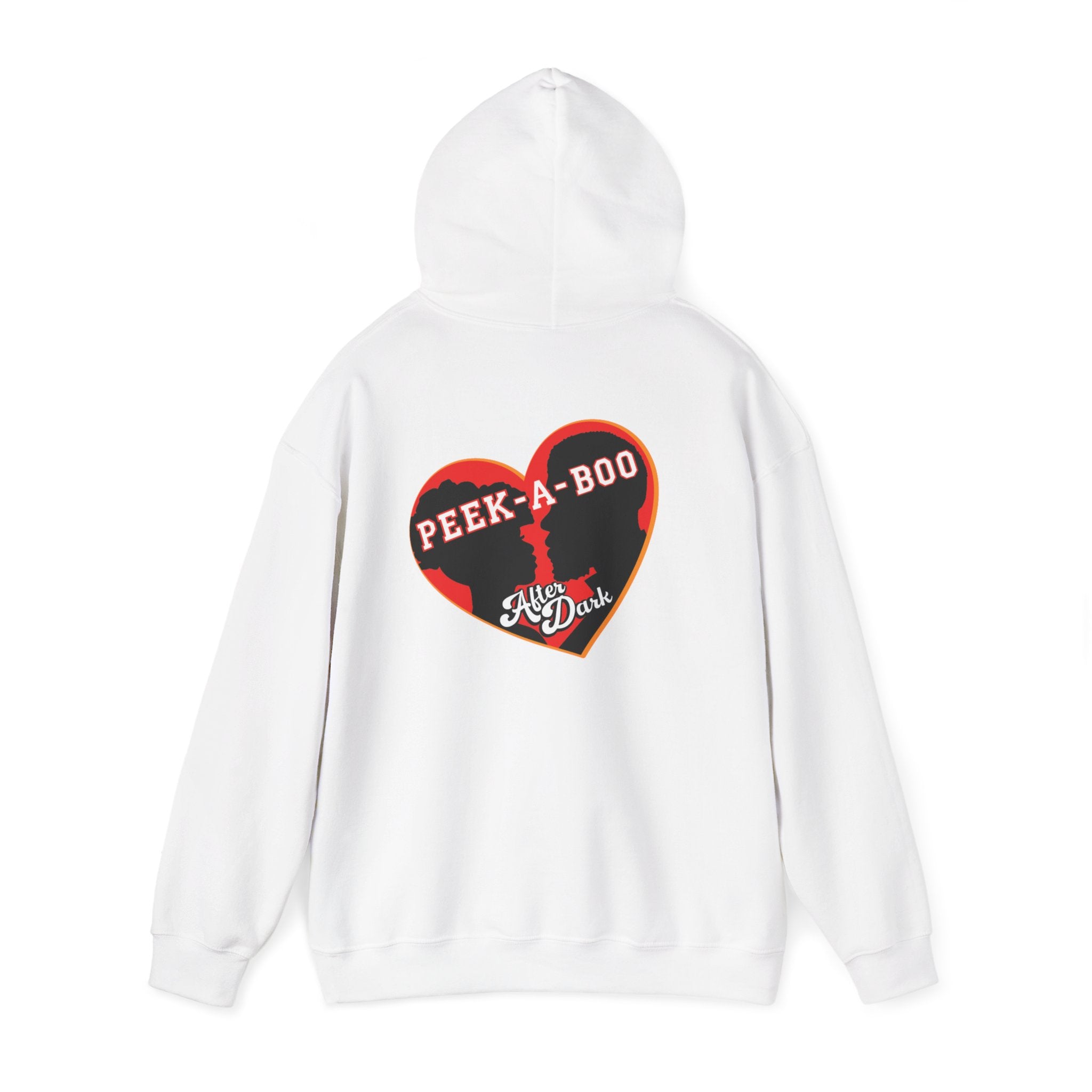 Peek-A-Boo After Dark Varsity Unisex Heavy Blend™ Hooded Sweatshirt