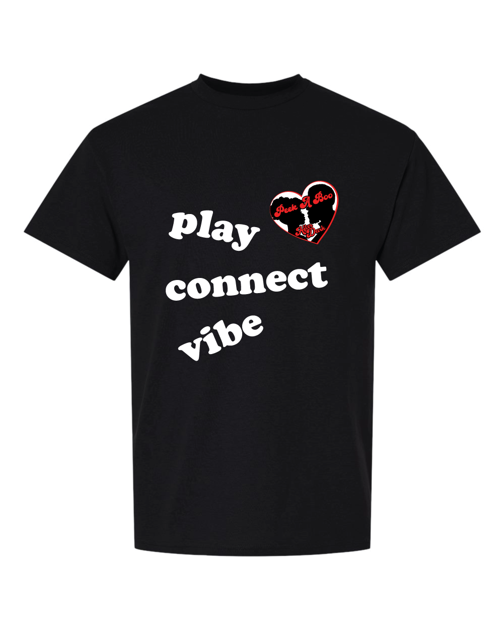 Play, Connect Vibe - black T-Shirt