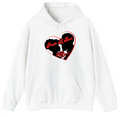 White Hoodie - Peek-a-boo Logo 2