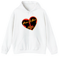 White Hoodie - Peek-a-boo Logo 3