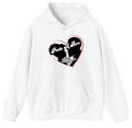 White Hoodie - Peek-a-boo Logo 1